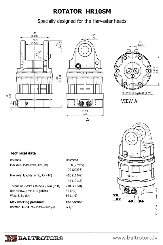 Baltrotors HR10SM